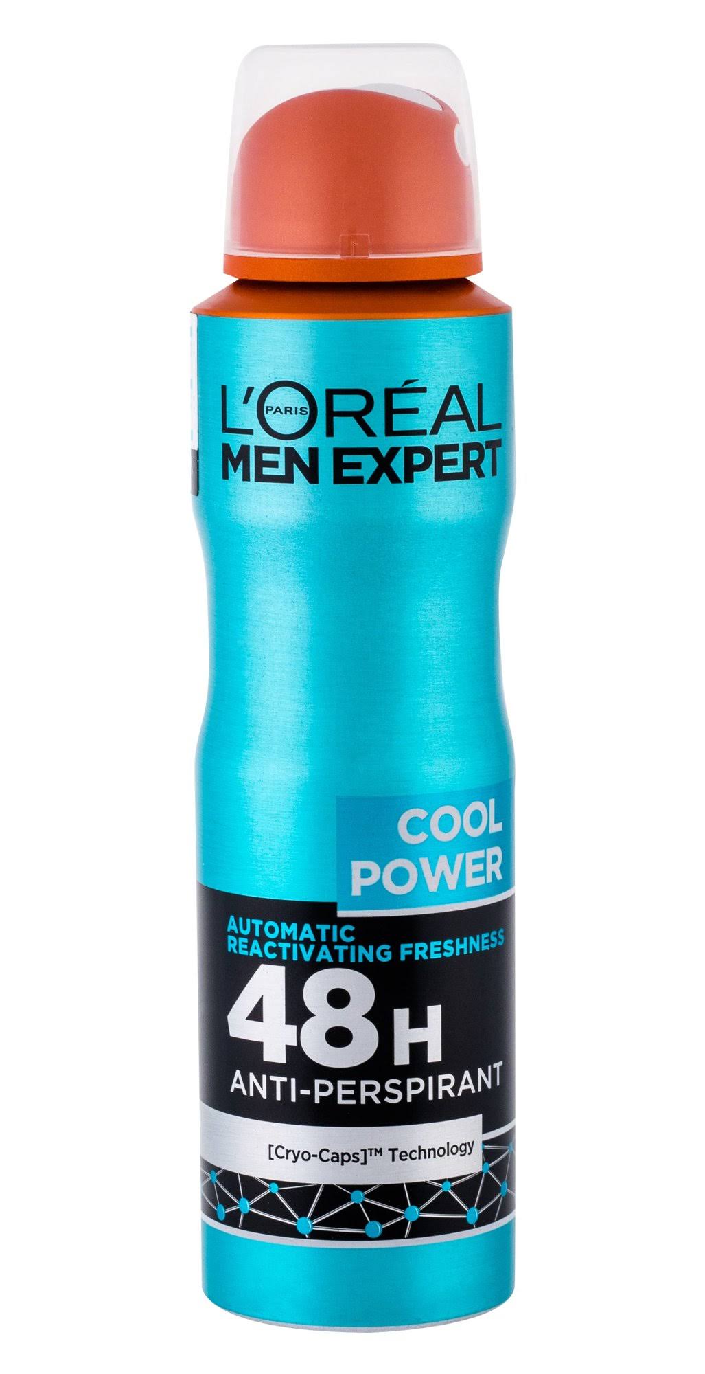 L'Oreal Paris Men Expert 48H Anti-Perspirant Deodorant Spray - Cool Power, 150ml