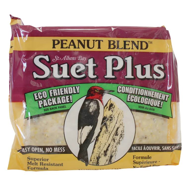 Wildlife Sciences Suet Cake Bird Food - Peanut Blend, 11oz