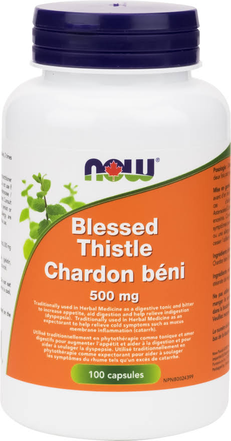 Now Blessed Thistle Supplement - 100ct