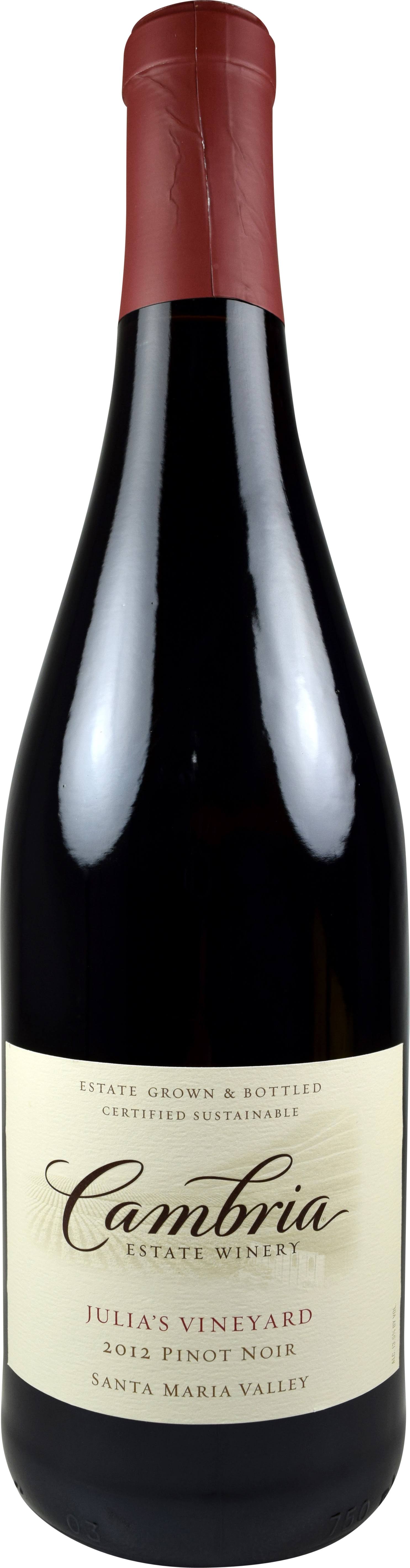 Cambria Julia's Vineyard Pinot Noir, Santa Maria Valley, 2004 - 750 ml