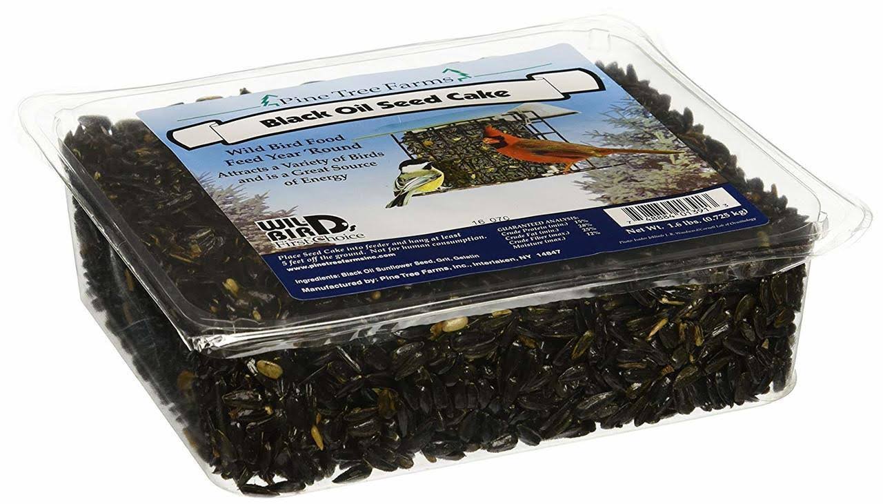 Pine Tree Farms 1.75 Pound Black Oil Sunflower Seed Cake
