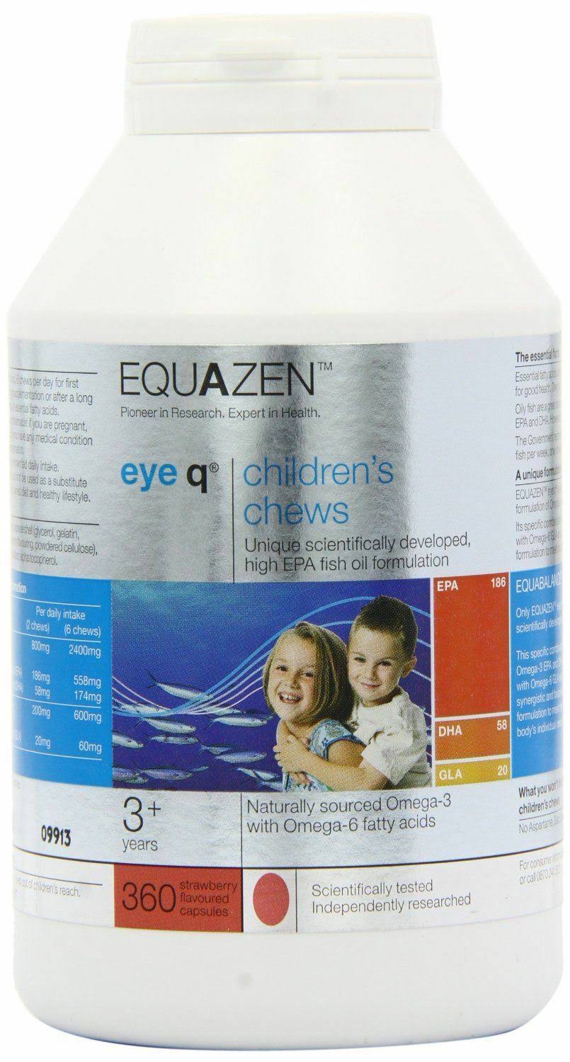 Equazen Children's Chews - 180 Capsules, Strawberry