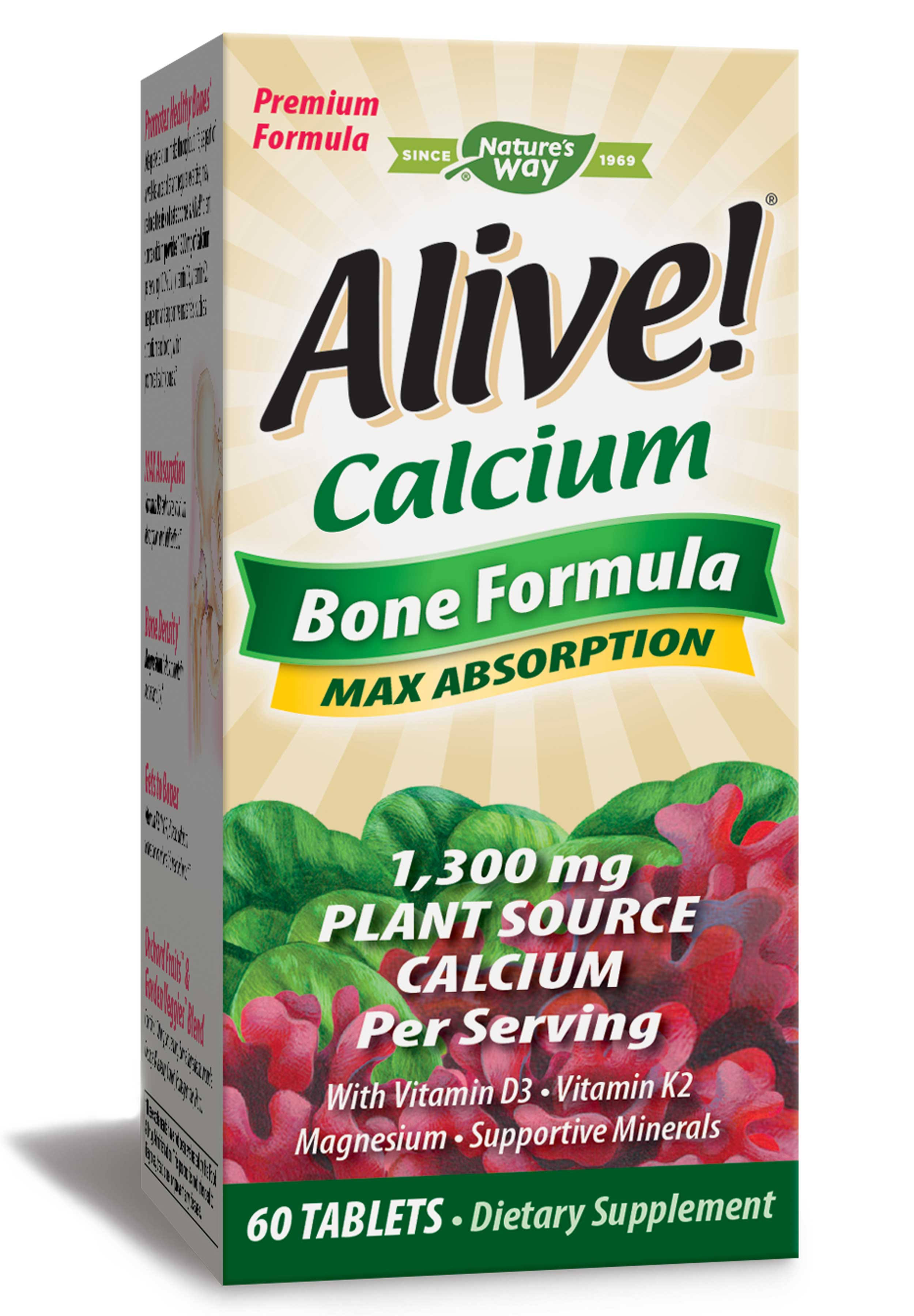 Nature's Way Alive Calcium Bone Formula Tablets