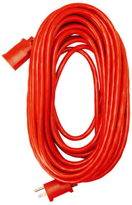Master Electrician Vinyl Extension Cord - 100ft, Red