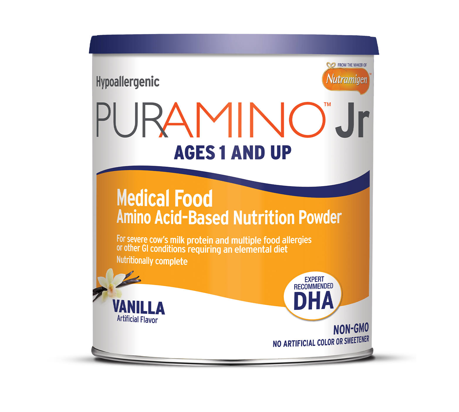 PurAmino Jr Vanilla Amino Acid-Based Nutrition Medical Food Powder