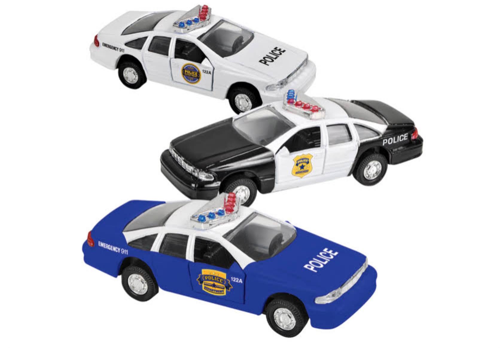 Die Cast Police Car Colours May Vary