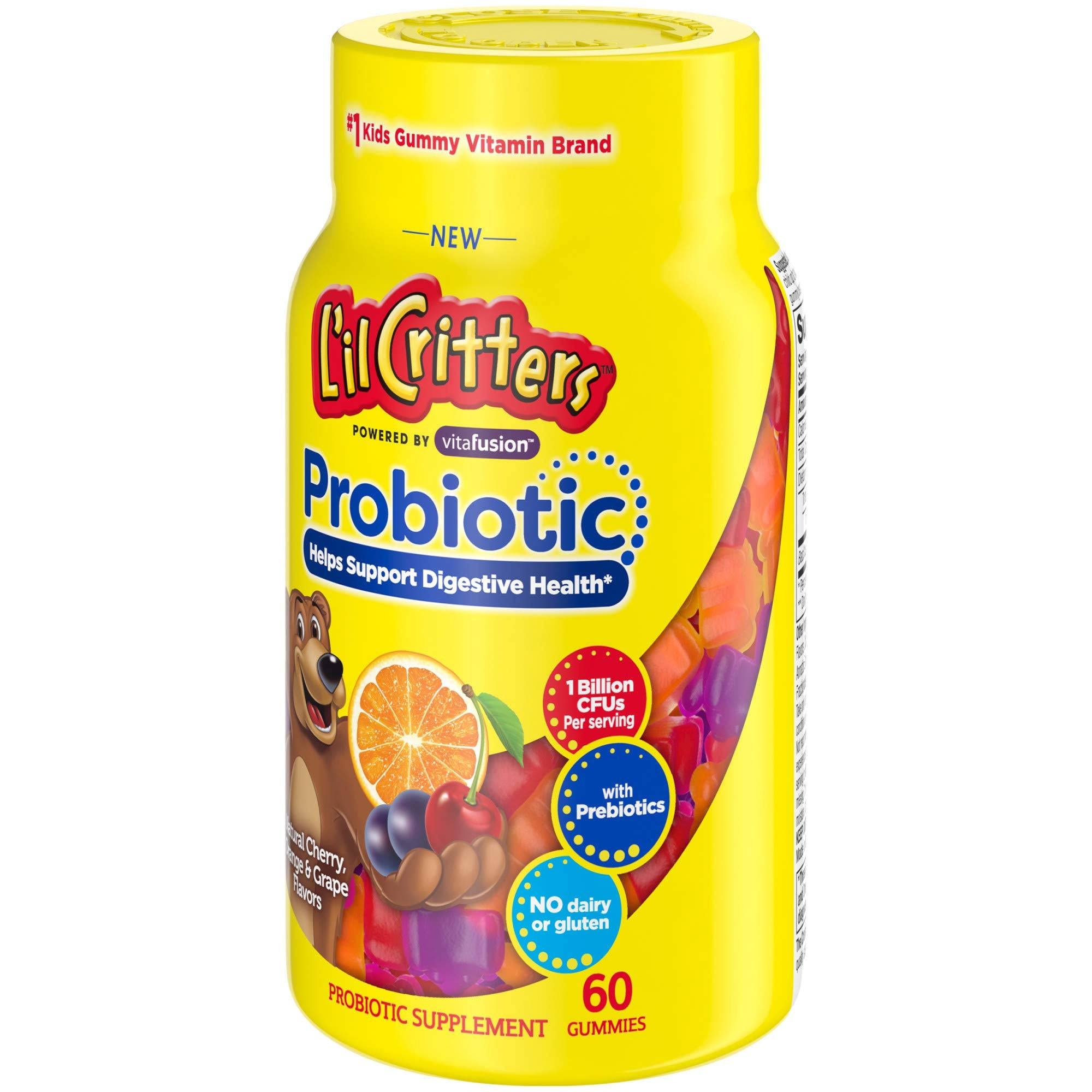 Lil Critters Probiotic Supplement Gummies - 60ct