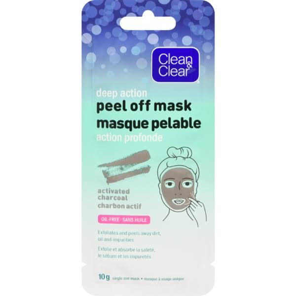 Clean and Clear Deep Action Cleansing and Exfoliating Peel Off Face Mask