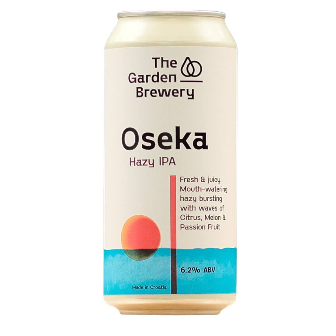The Garden Brewery- Oseka Hazy IPA 6.2% ABV 440ml Can