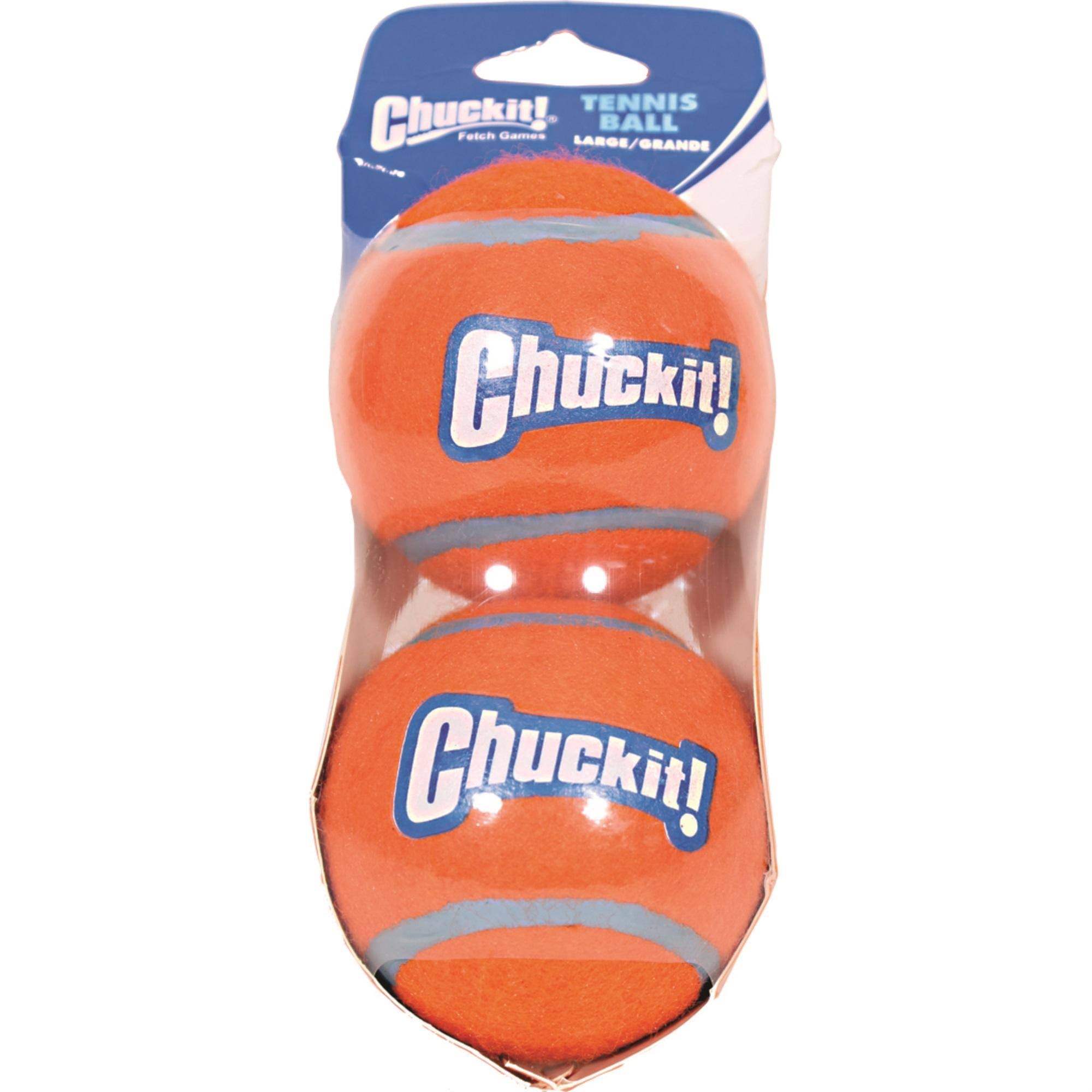 Chuckit! Large Tennis Ball Dog Toy - 2 Pack