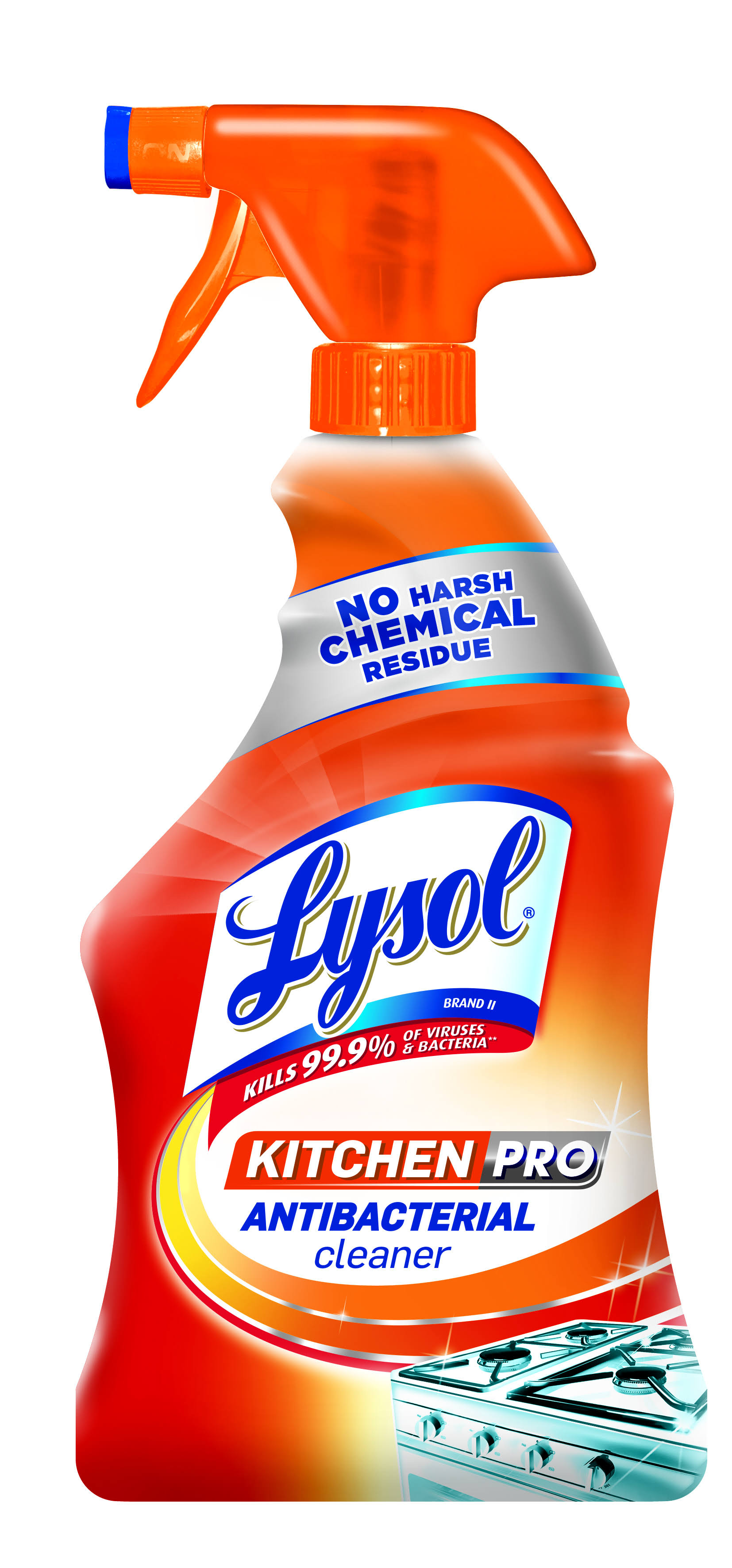 Lysol Antibacterial Kitchen Cleaner - Citrus Scent, 650ml