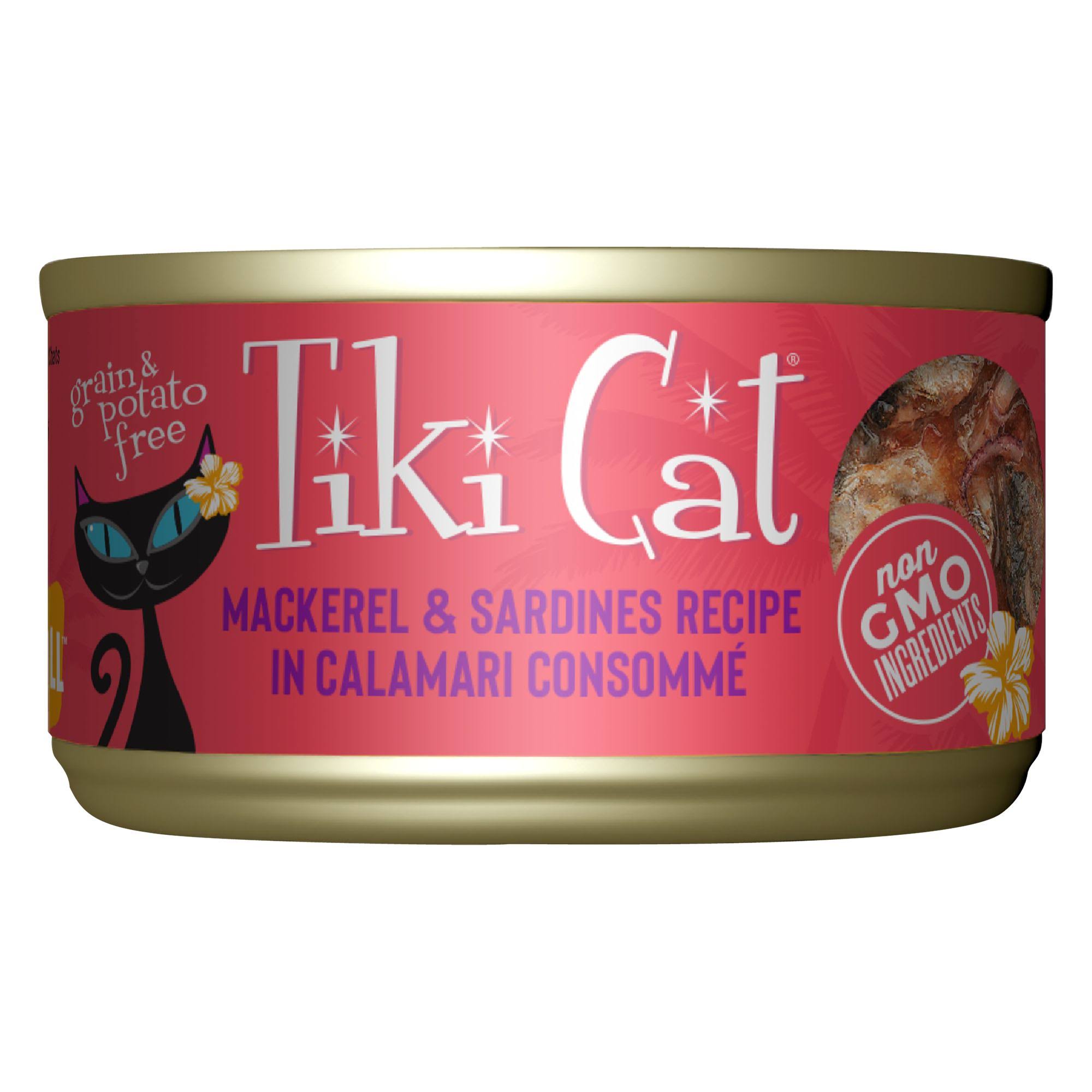 Tiki Cat Grain Free Makaha Grill Mackerel & Sardines Cat Food - 2.8 oz