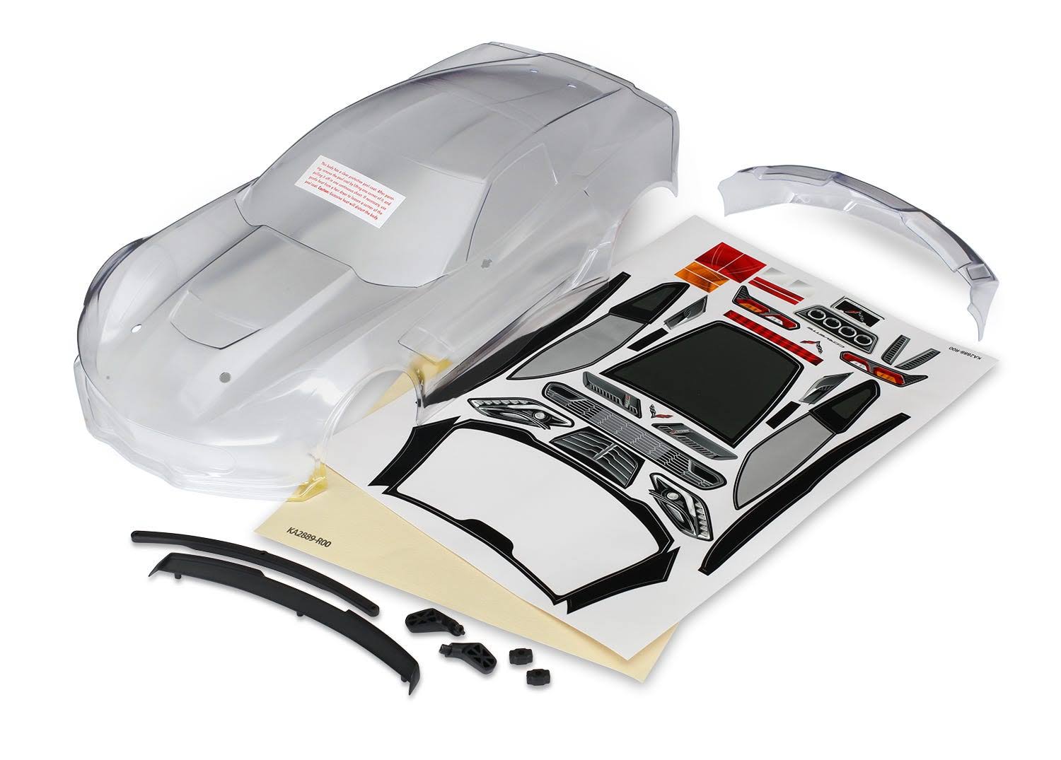 TRX8386 - Traxxas Body Chevrolet Corvette Z06 (Clear Requires Painting