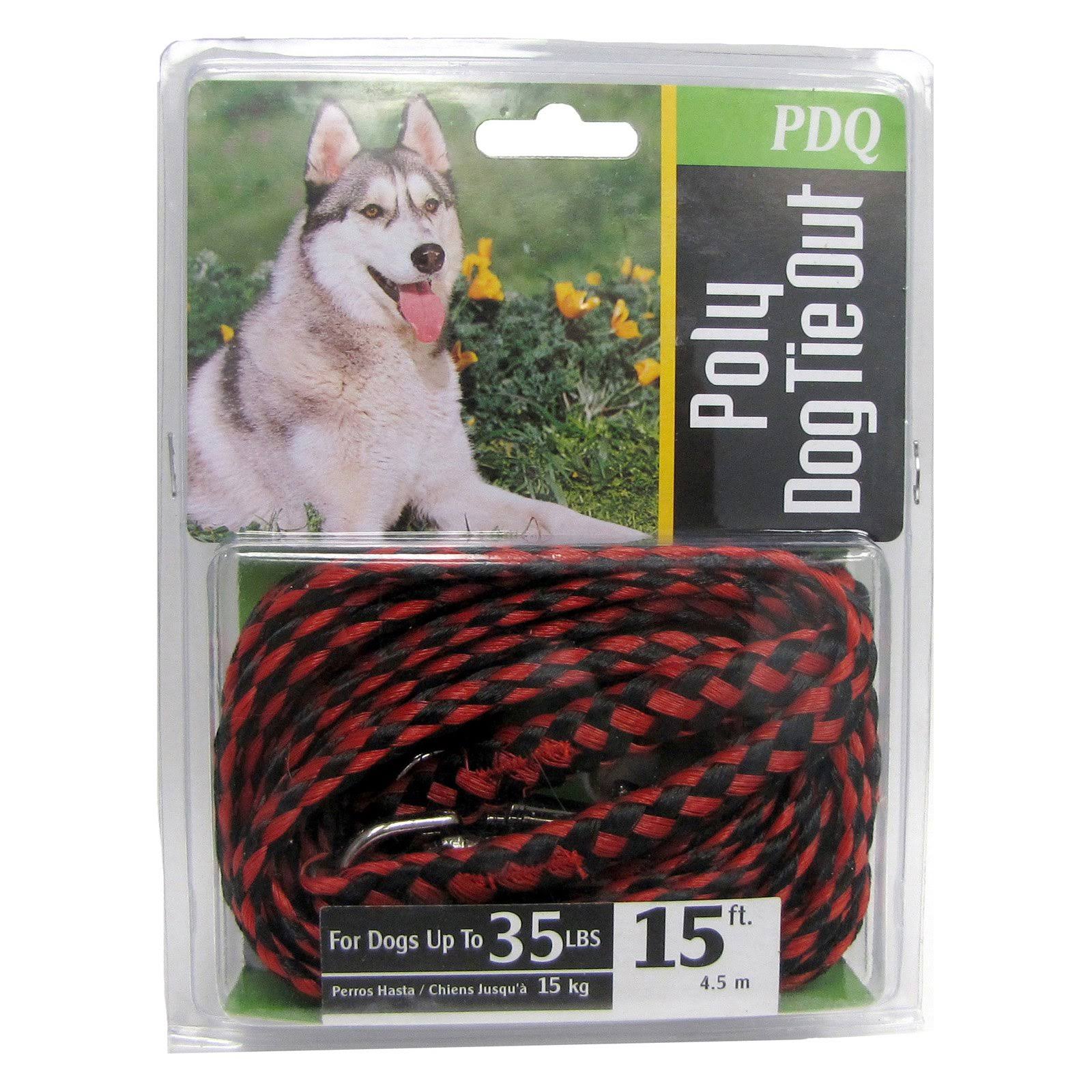 Boss Pet Q241500099 Tie Out Dog Poly Rope - 15'