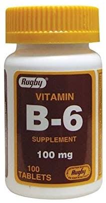 Vitamin B-6 (100mg) - 100 Tablets (1-3 Unit)