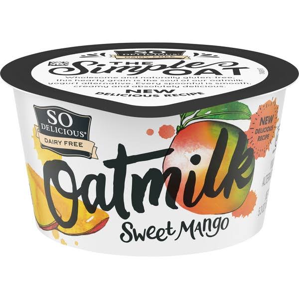 So Delicious Sweet Mango Oatmilk Yogurt Alternative