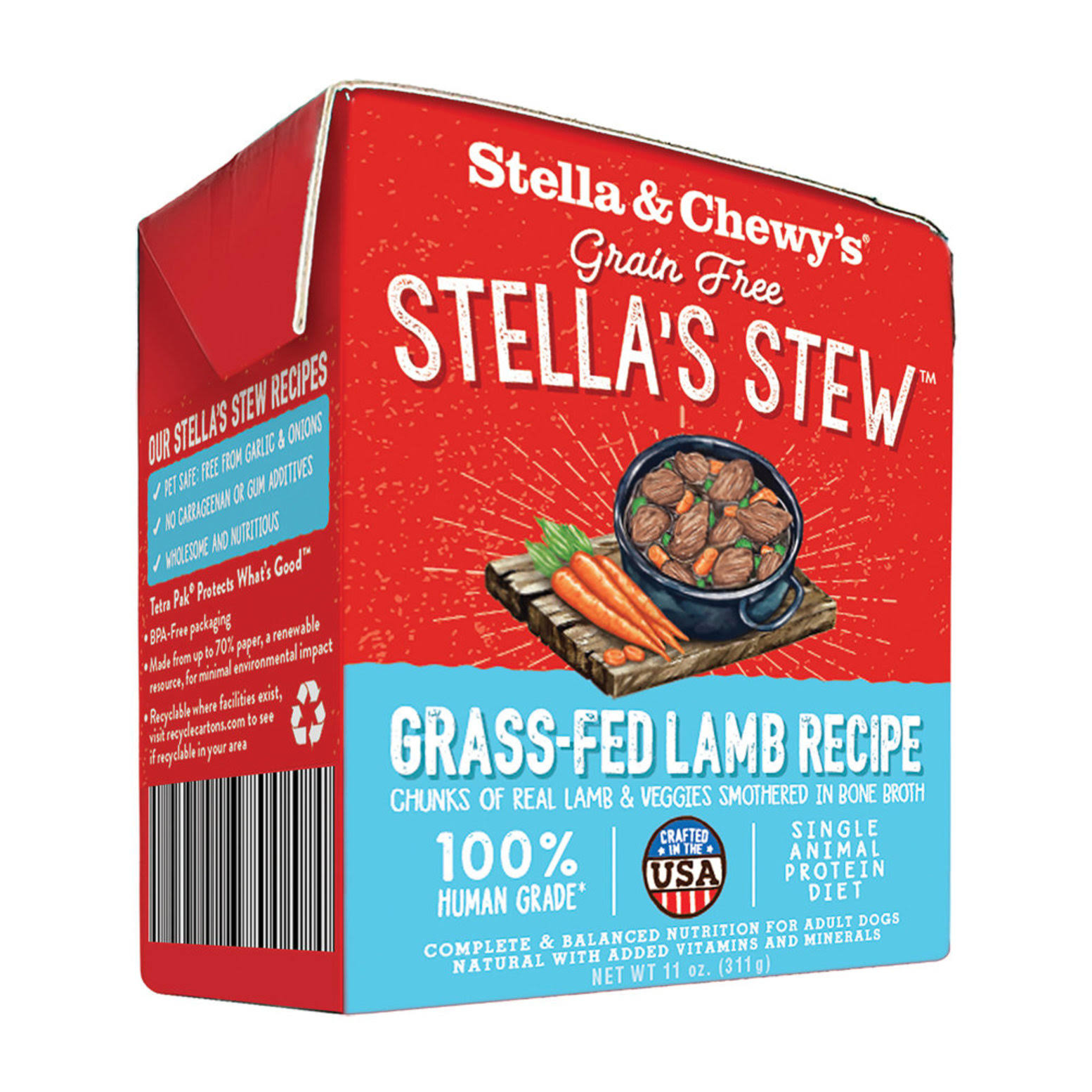 Stella & Chewy's Grass Fed Lamb 11oz