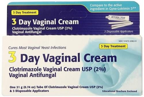 Taro Clotrimazole 3 Day Vaginal Cream - 0.74oz