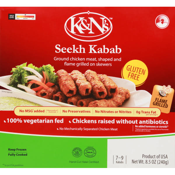 K & N Seekh Kabab - 8.5oz