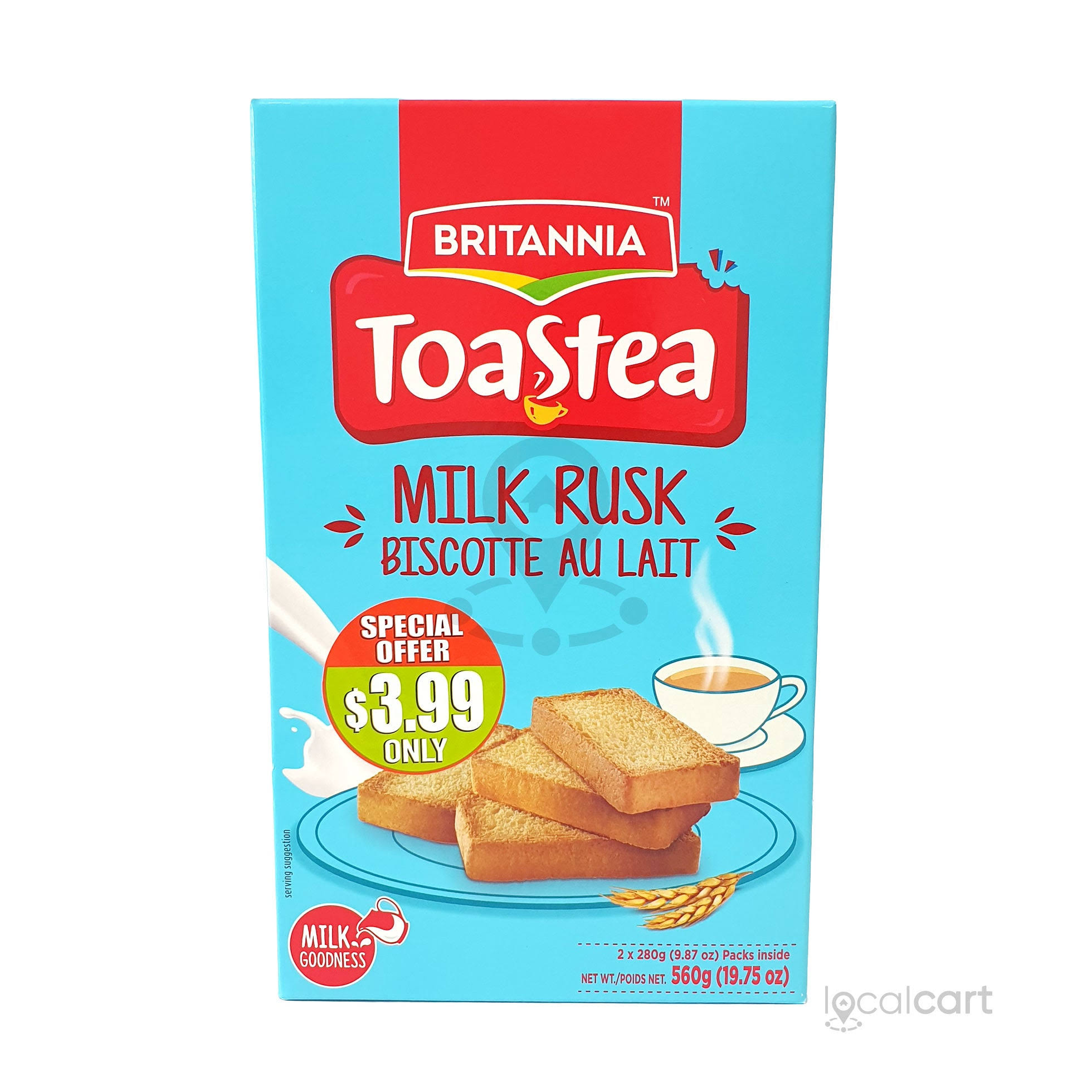 Britannia Milk Rusks 620g