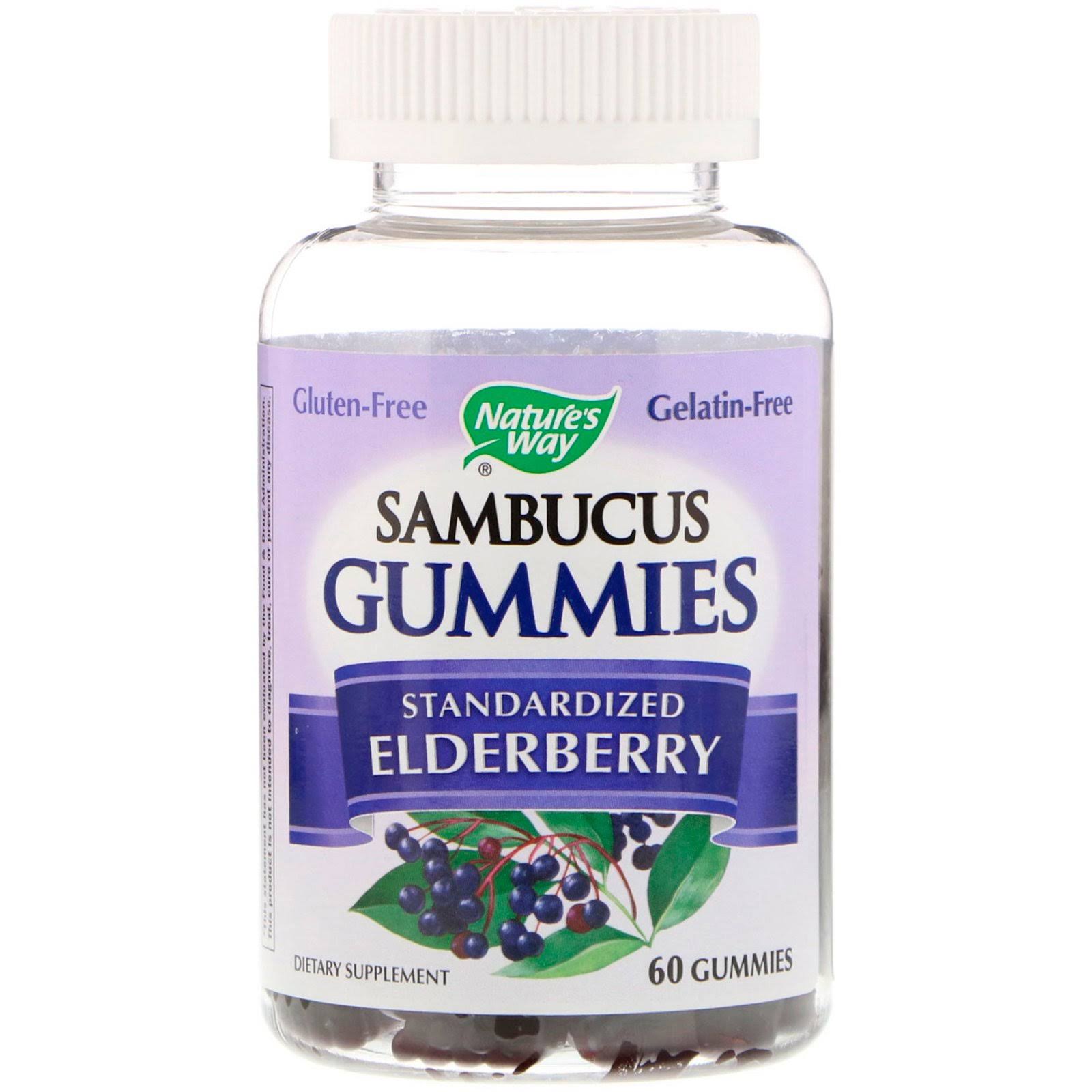 Natures Way Sambucus Gummies - 60 Gummies