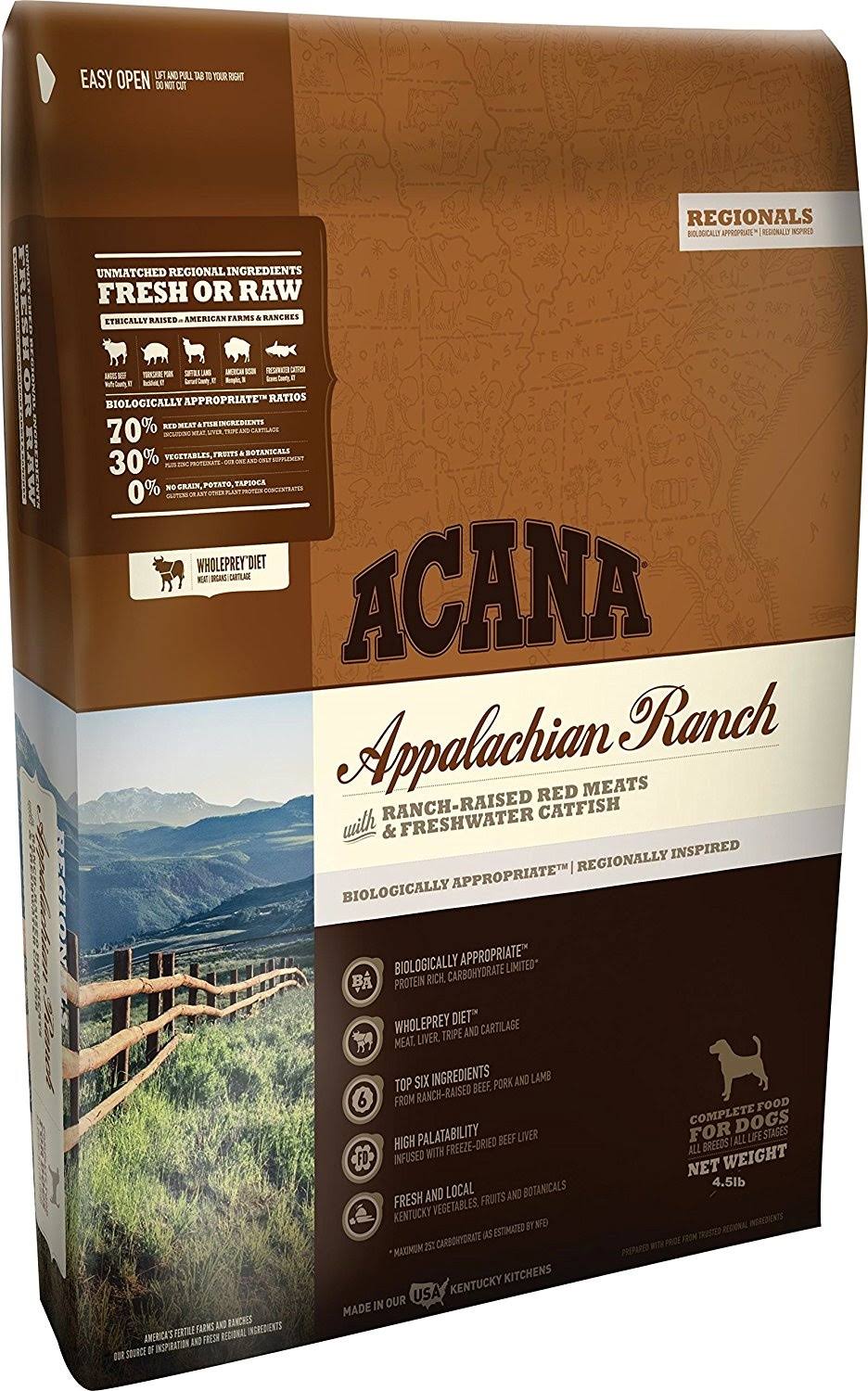 Orijen Acana Regionals Appalachian Ranch for Dogs, 2kg