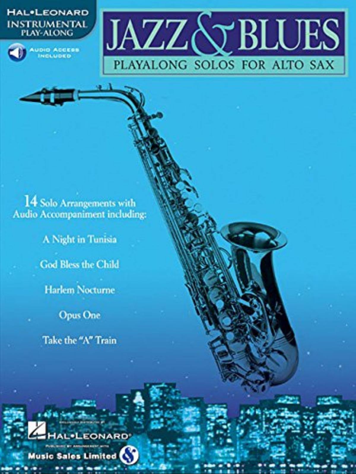Jazz & Blues: Play-Along Solos for Alto Sax - Hal Leonard