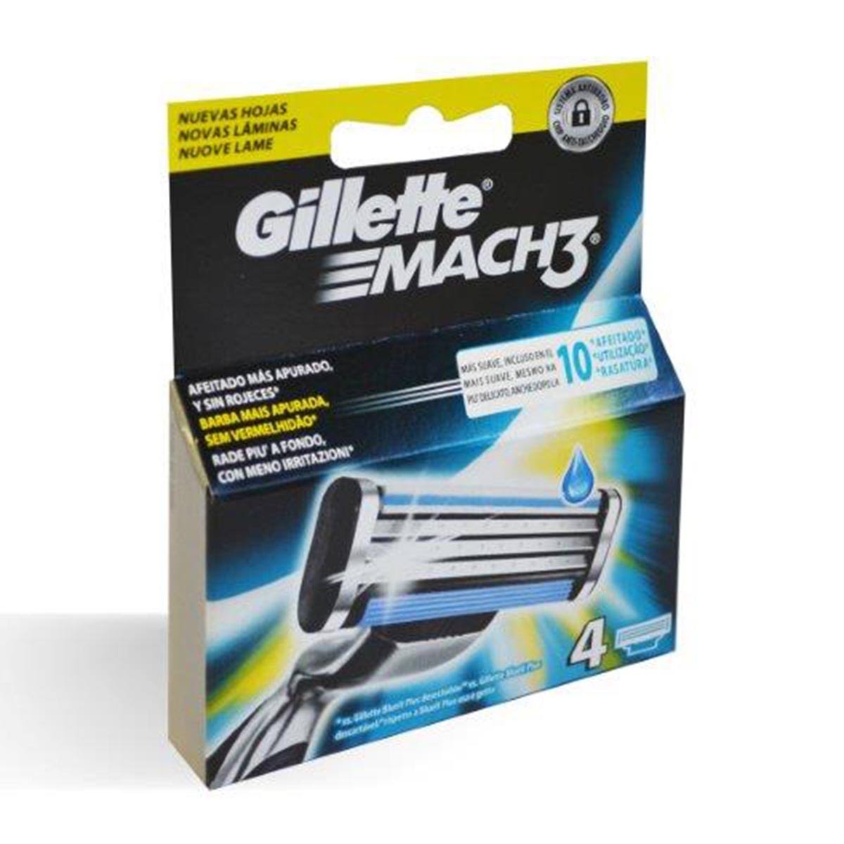 Gillette Mach-3 Razor - x4