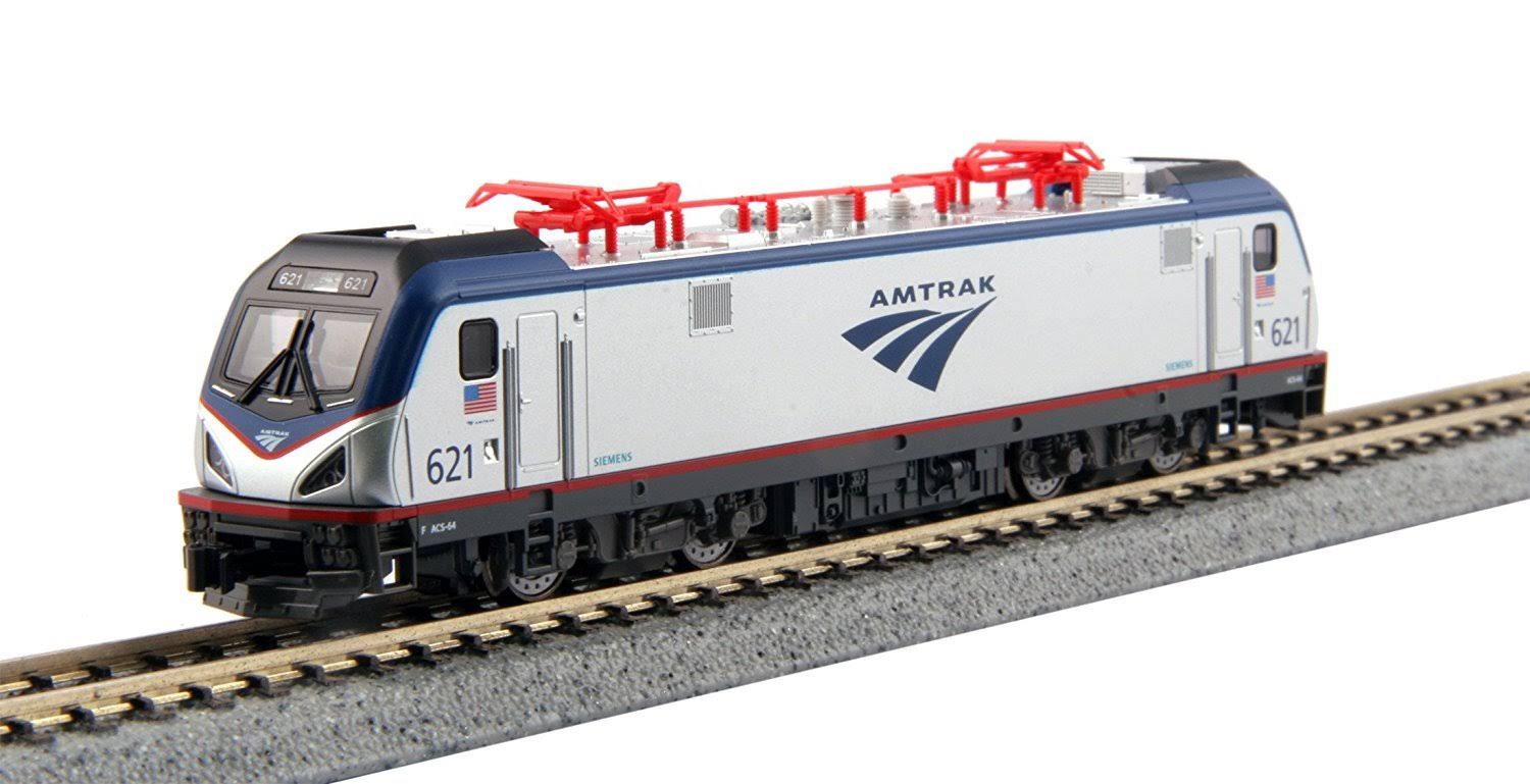 Kato USA Model Train Products N Amtrak ACS-64 & Amfleet I Starter Set