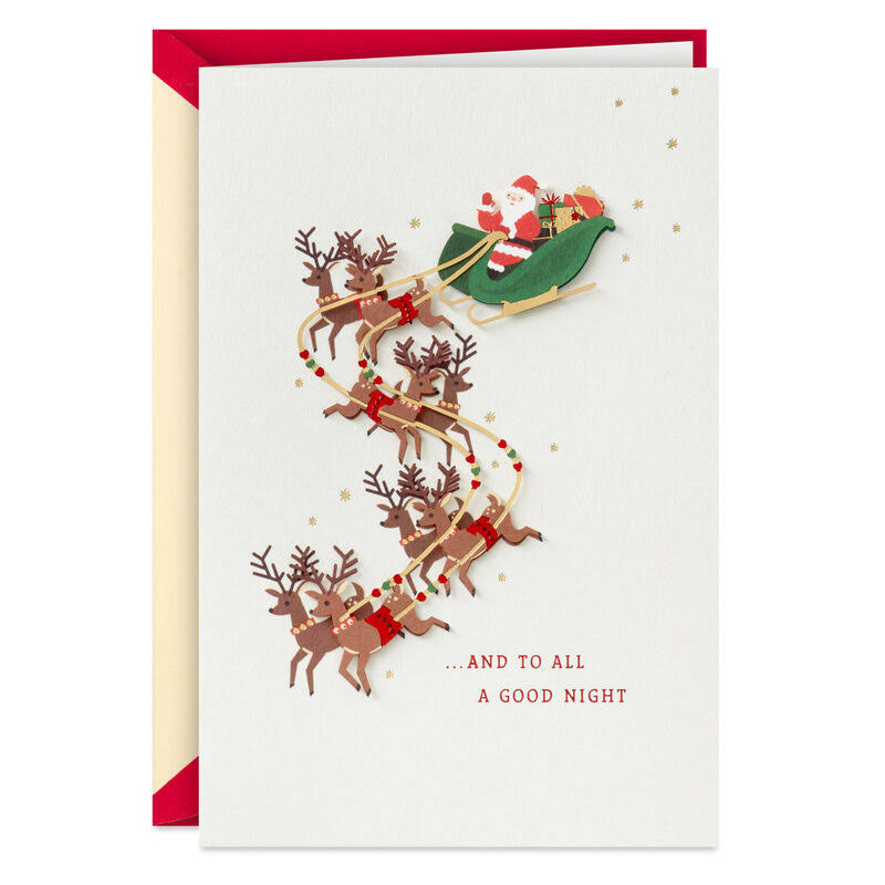 Hallmark Magic and Memories Christmas Card