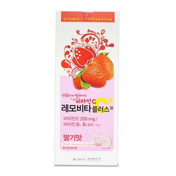 Lemovita Strawberry Flavor C Plus Chewable Tablet
