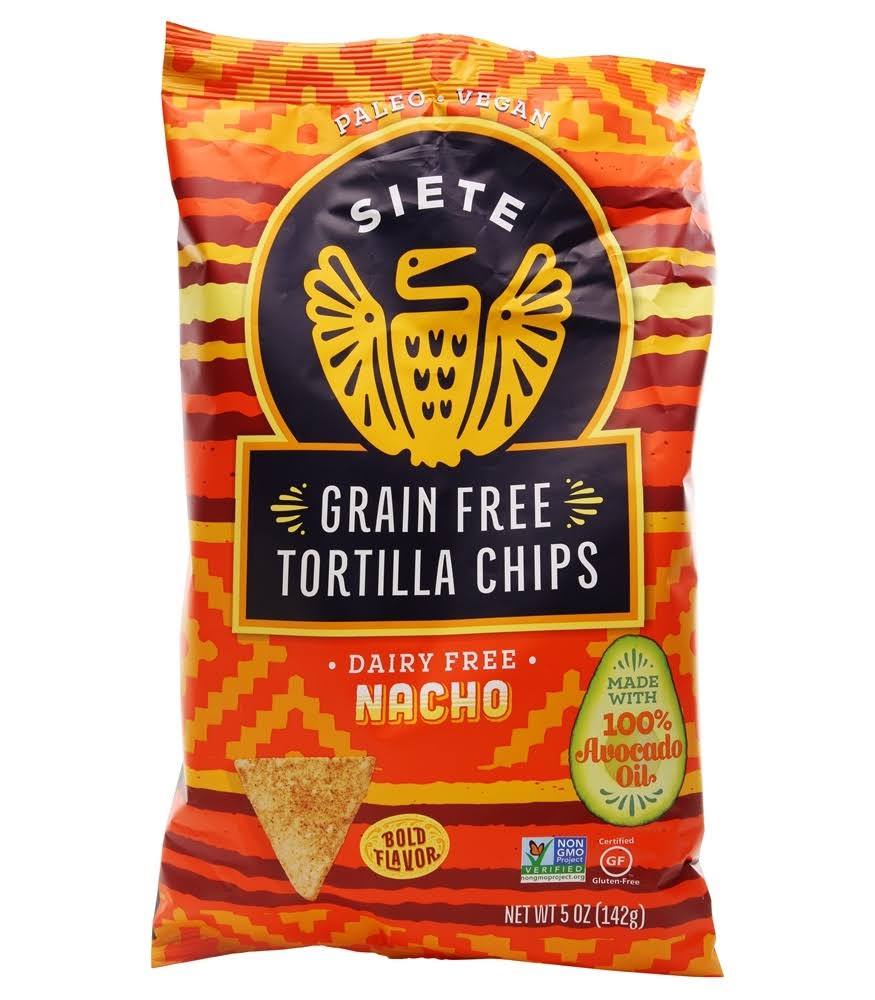 Siete Grain Free Tortilla Chips Nacho 5 oz.