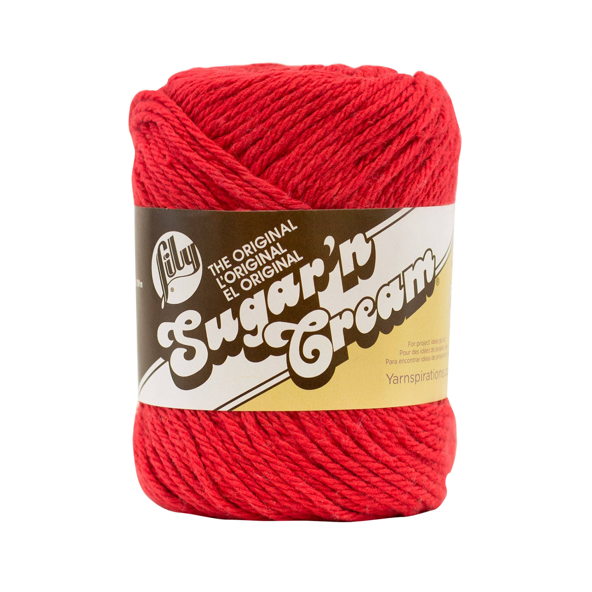 Lily Sugar 'N Cream Yarn - Red