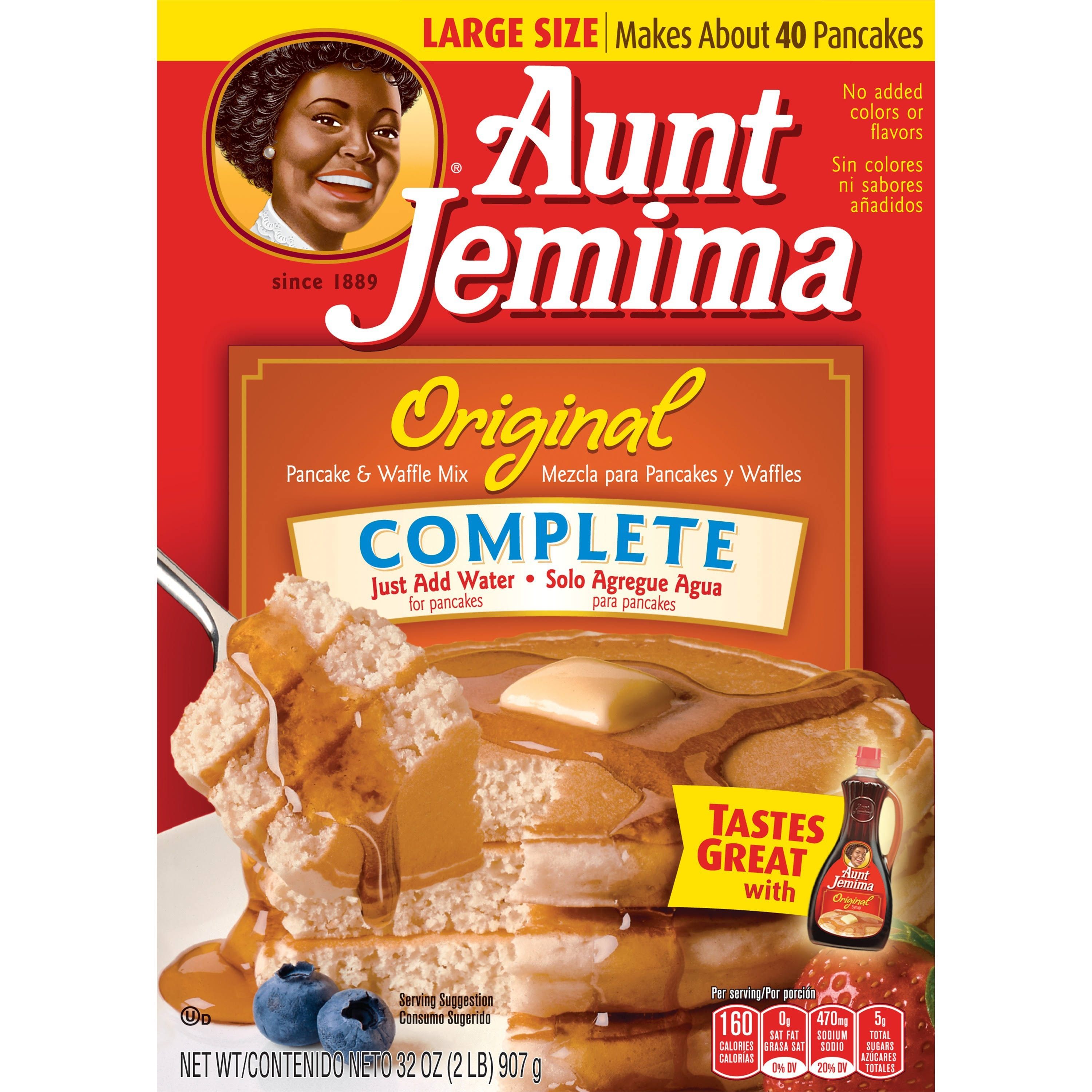 Aunt Jemima Complete Pancake & Waffle Mix - Original, 32oz