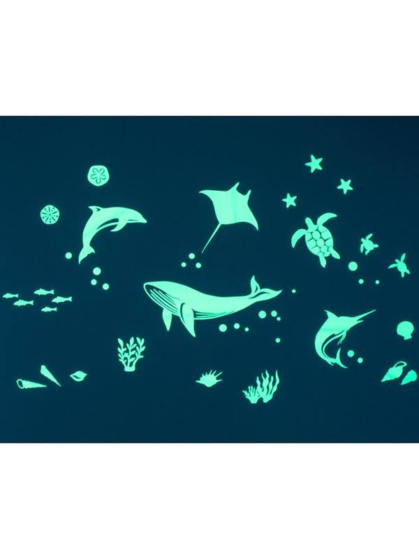 Gloplay Glow in The Dark Wall Stickers: Sea Animal
