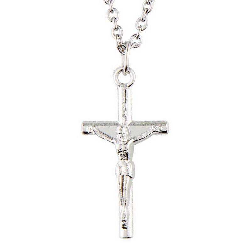 Berkander BK-12208 Crucifix Necklace - Silver