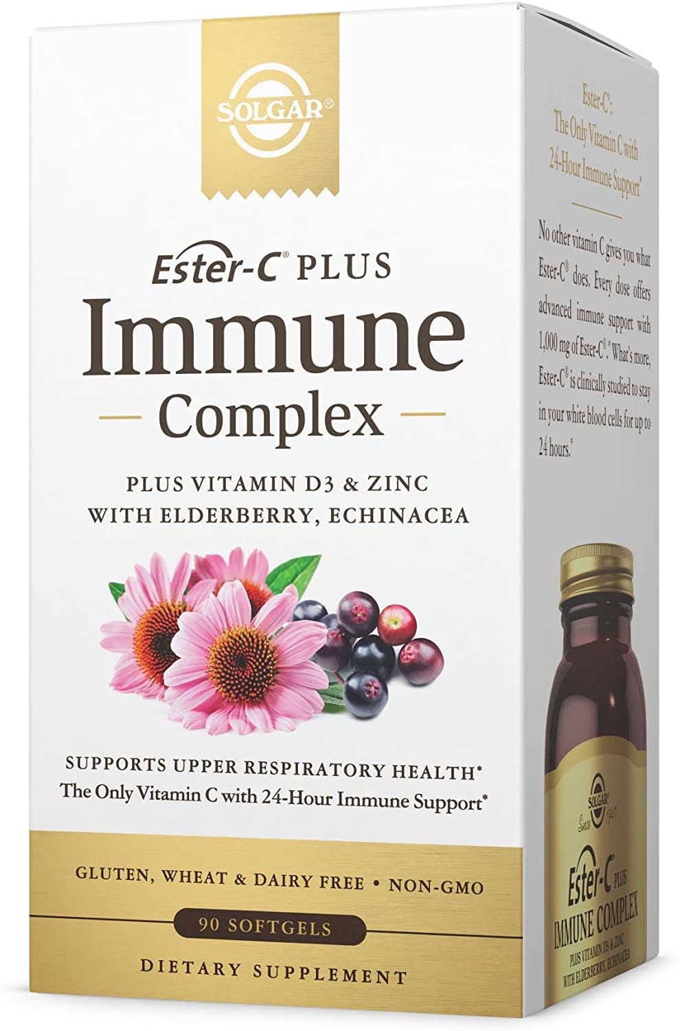 Solgar Ester-C Plus Immune Complex 90 Softgels