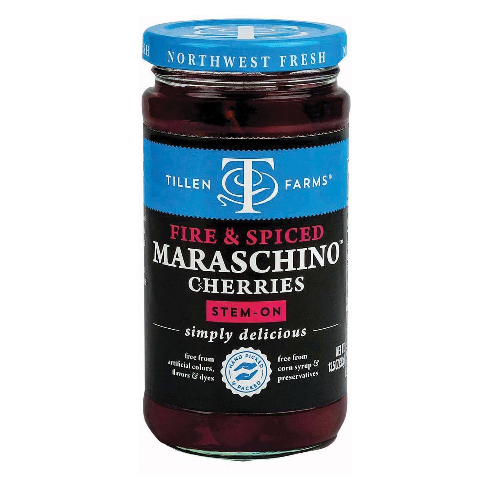 Tillen Farms Fire and Spiced Maraschino Cherries - 13.5oz
