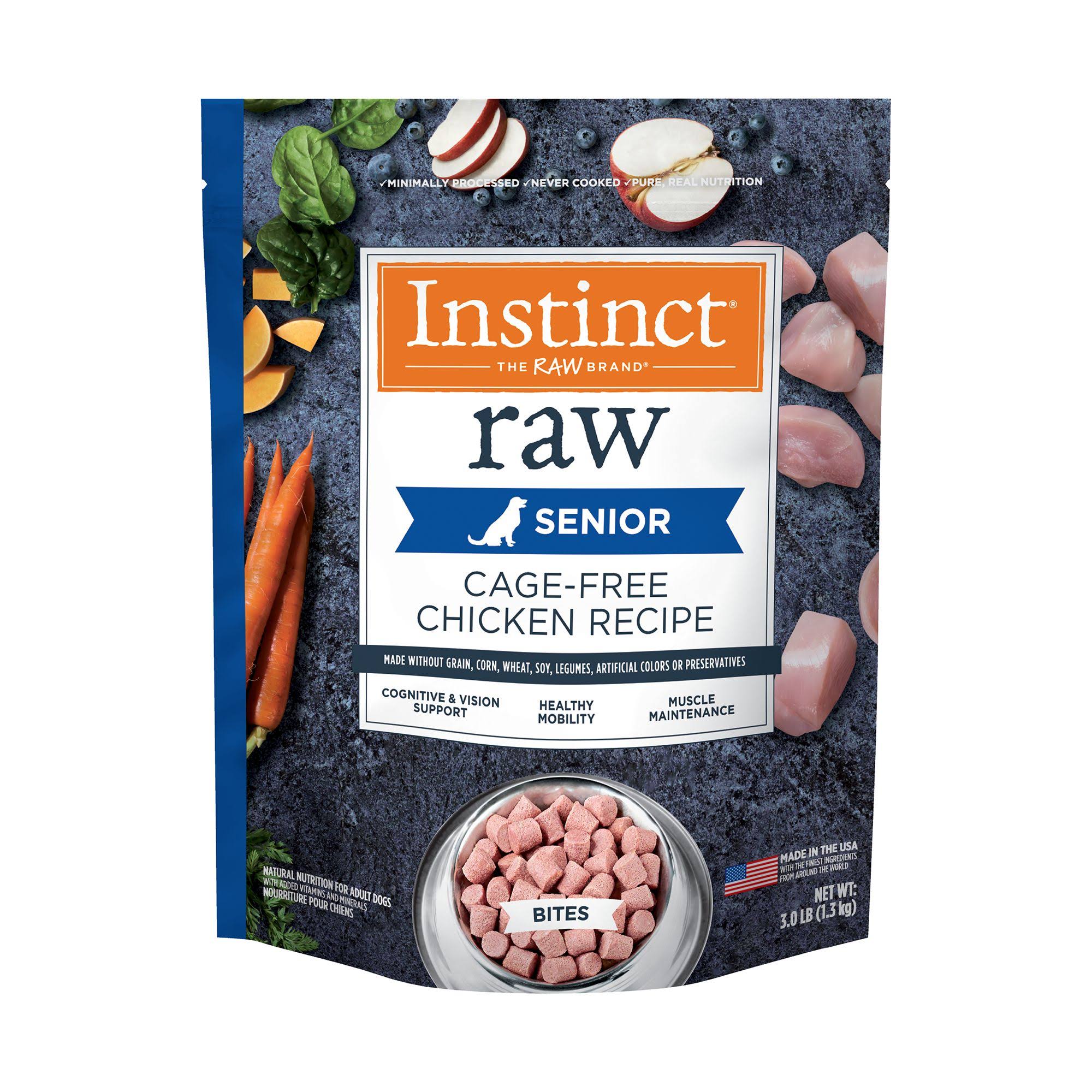 Instinct Raw Senior Frozen Dog Food - Natural, Cage-Free Chicken