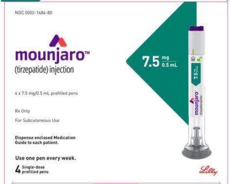 Mounjaro Prefilled Pens 7.5mg/0.5ml 2.0 Prefilled Pen