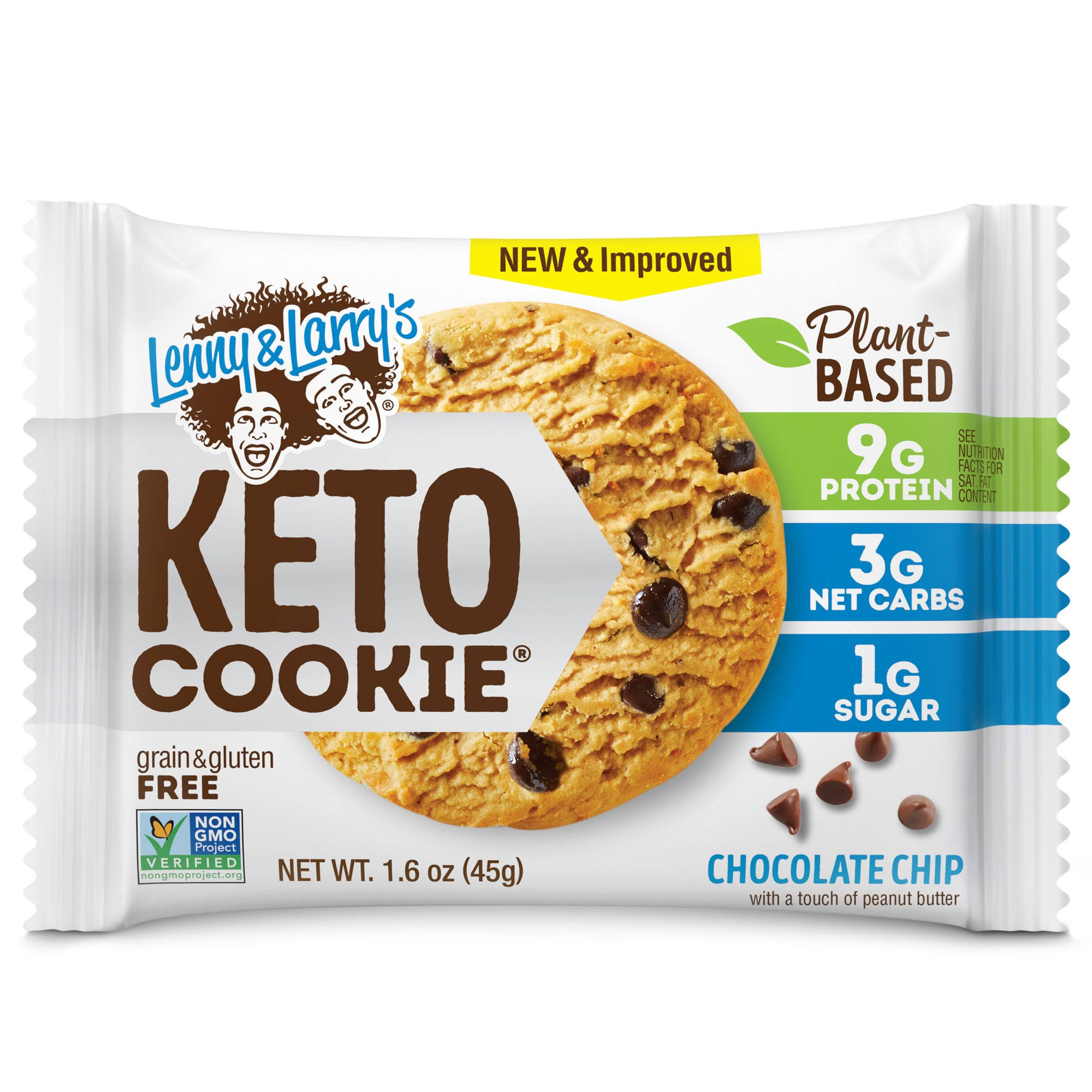 Lenny & Larry's Keto Cookie, Chocolate Chip - 1.6 oz