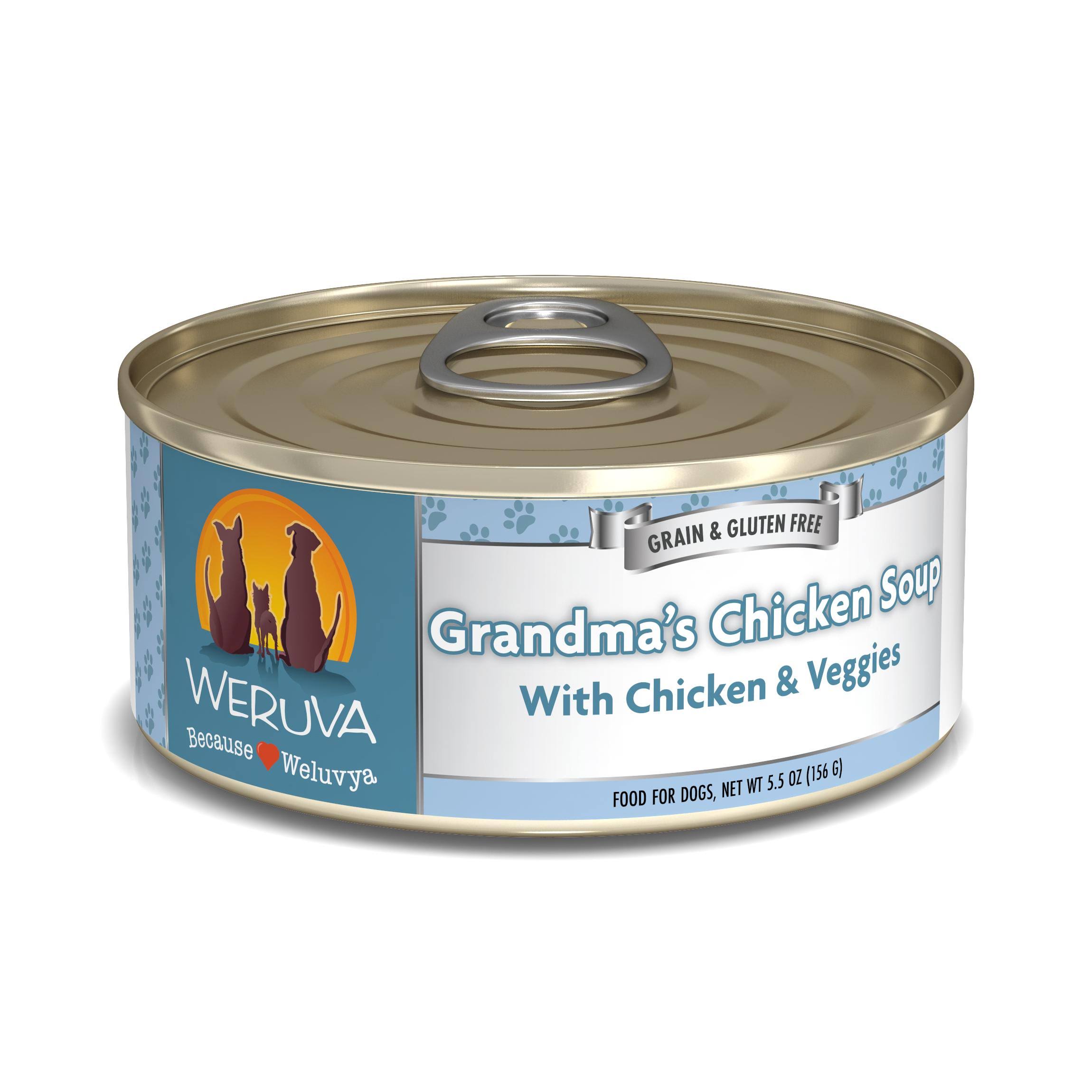 Weruva Canned Dog Food - Grandma's Chicken Soup 5.5 oz