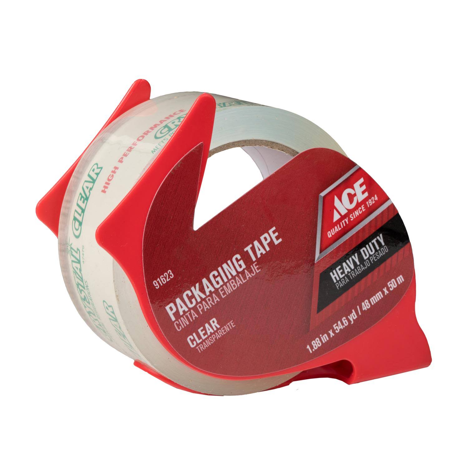 Ace Clear Carton Sealing Tape - 1.88" x 54.6 Yards