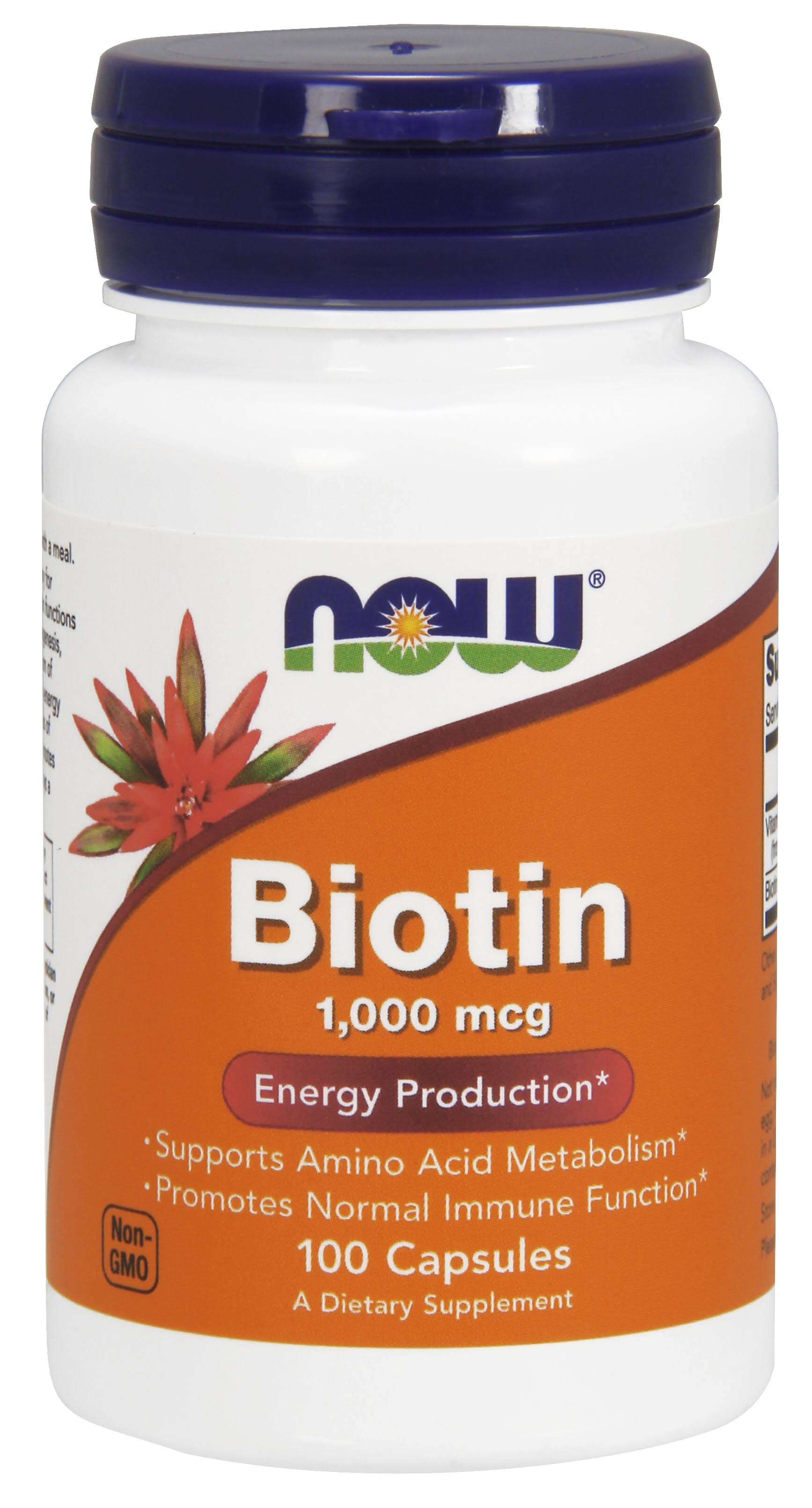 Now Foods Biotin - 1000mcg, 100 Capsules