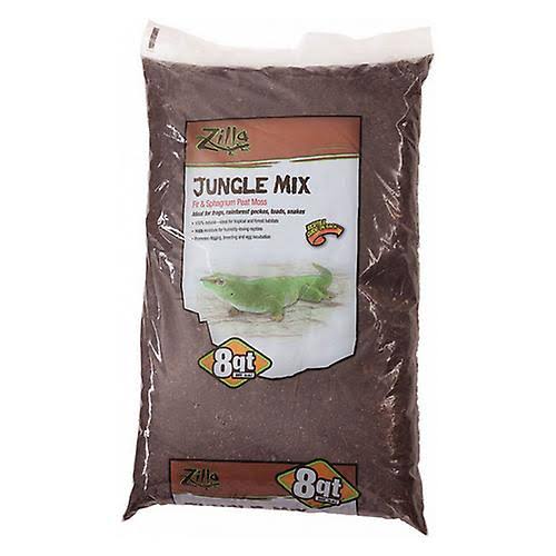 Zilla Lizzard Litter Jungle Mix - Fir & Sphagnum Peat Moss - 8 Quarts