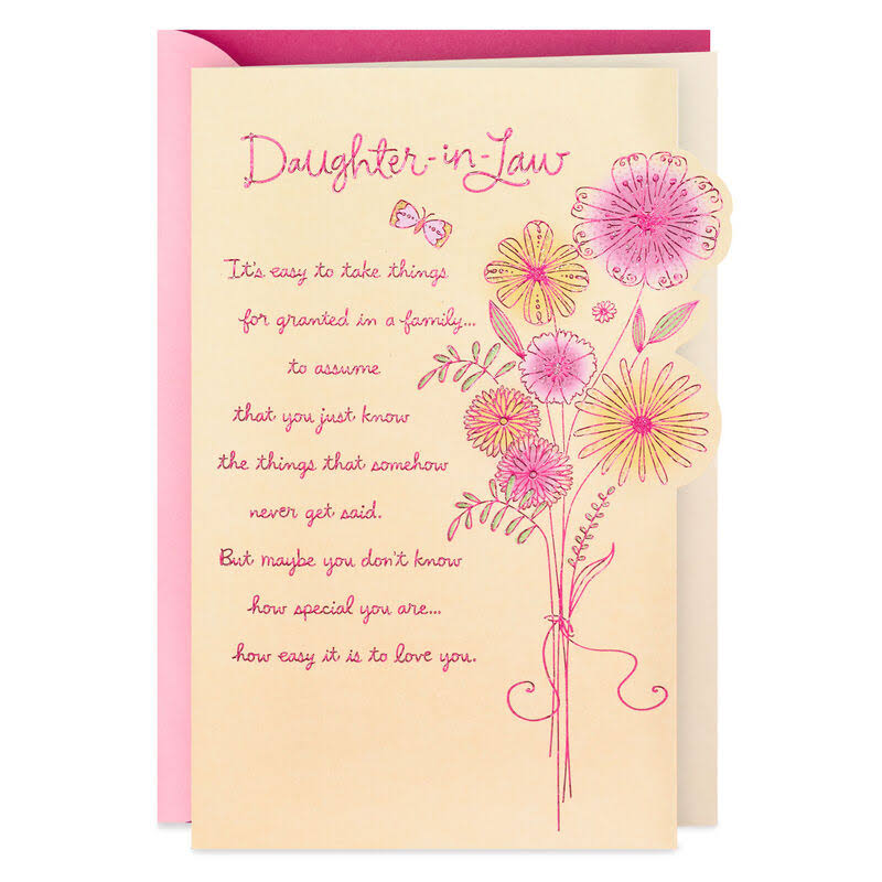 How Special You Are Birthday Card for Daughter-in-law