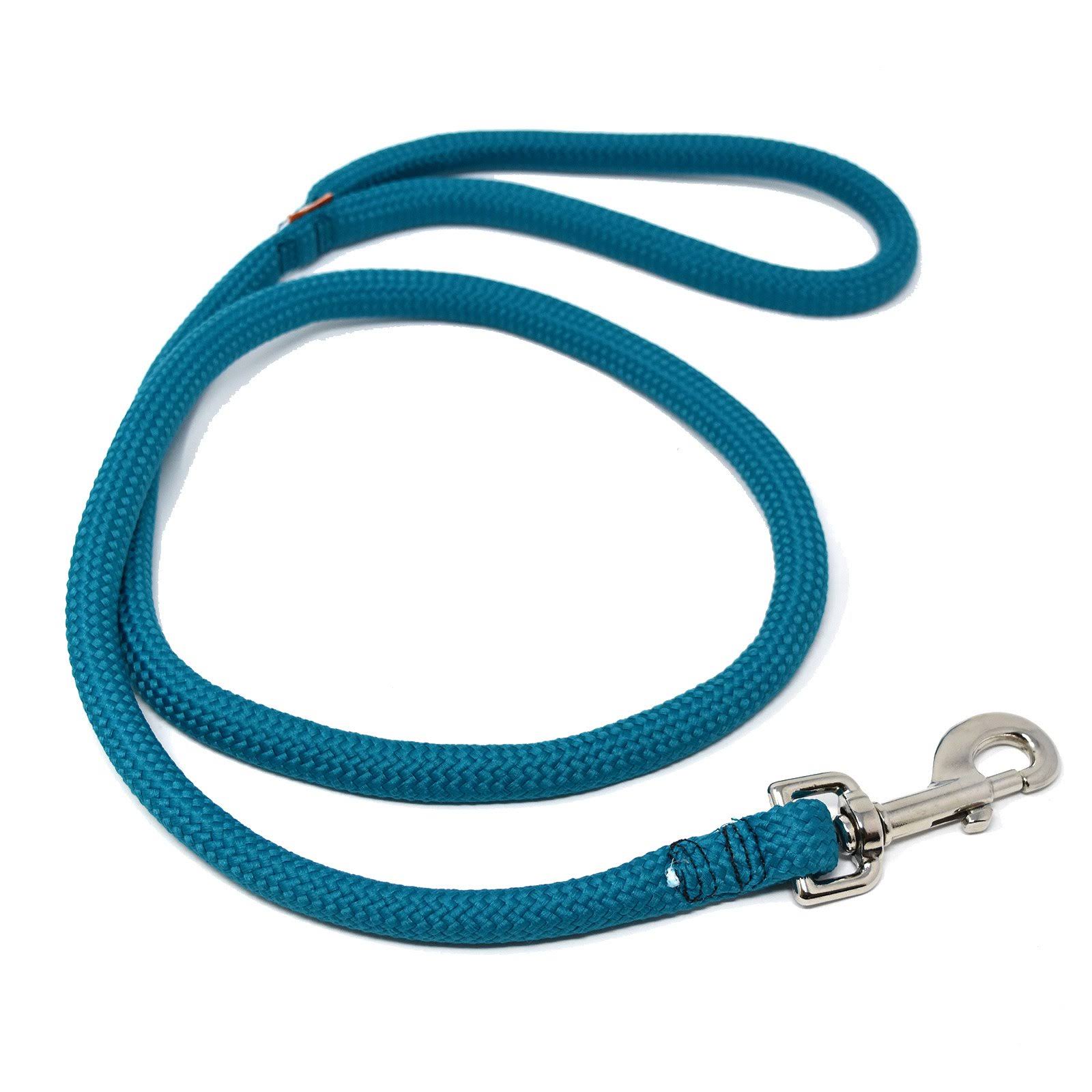 Yellow Dog Design Round Braided Rope Lead Teal - TEL195
