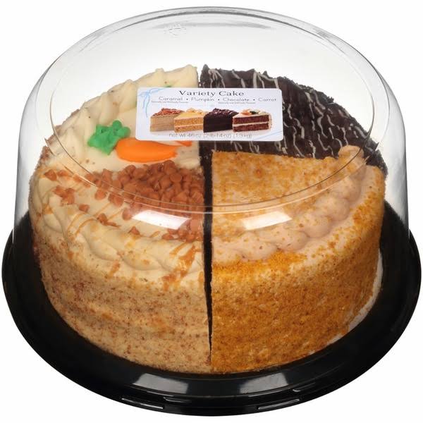 Rich's Cake, Variety, Caramel, Pumpkin, Chocolate, Carrot - 46 oz
