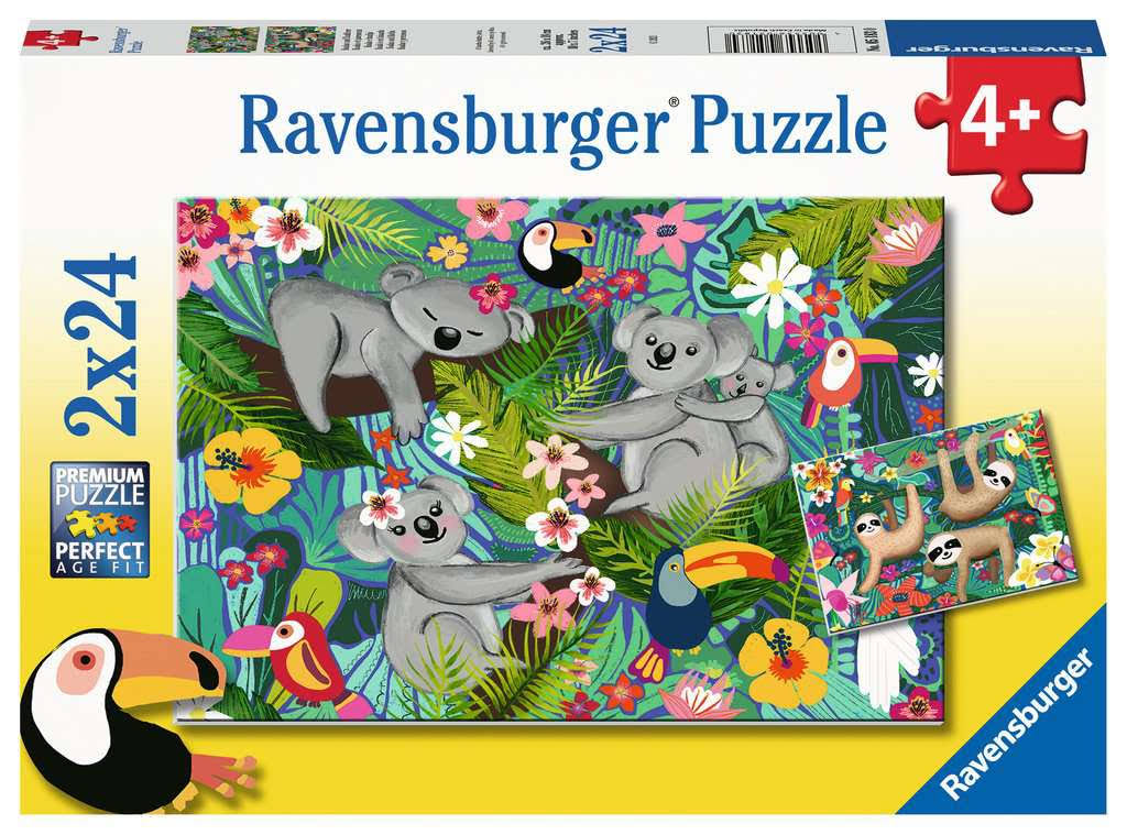 Ravensburger 2 Puzzles - Koalas and Sloths