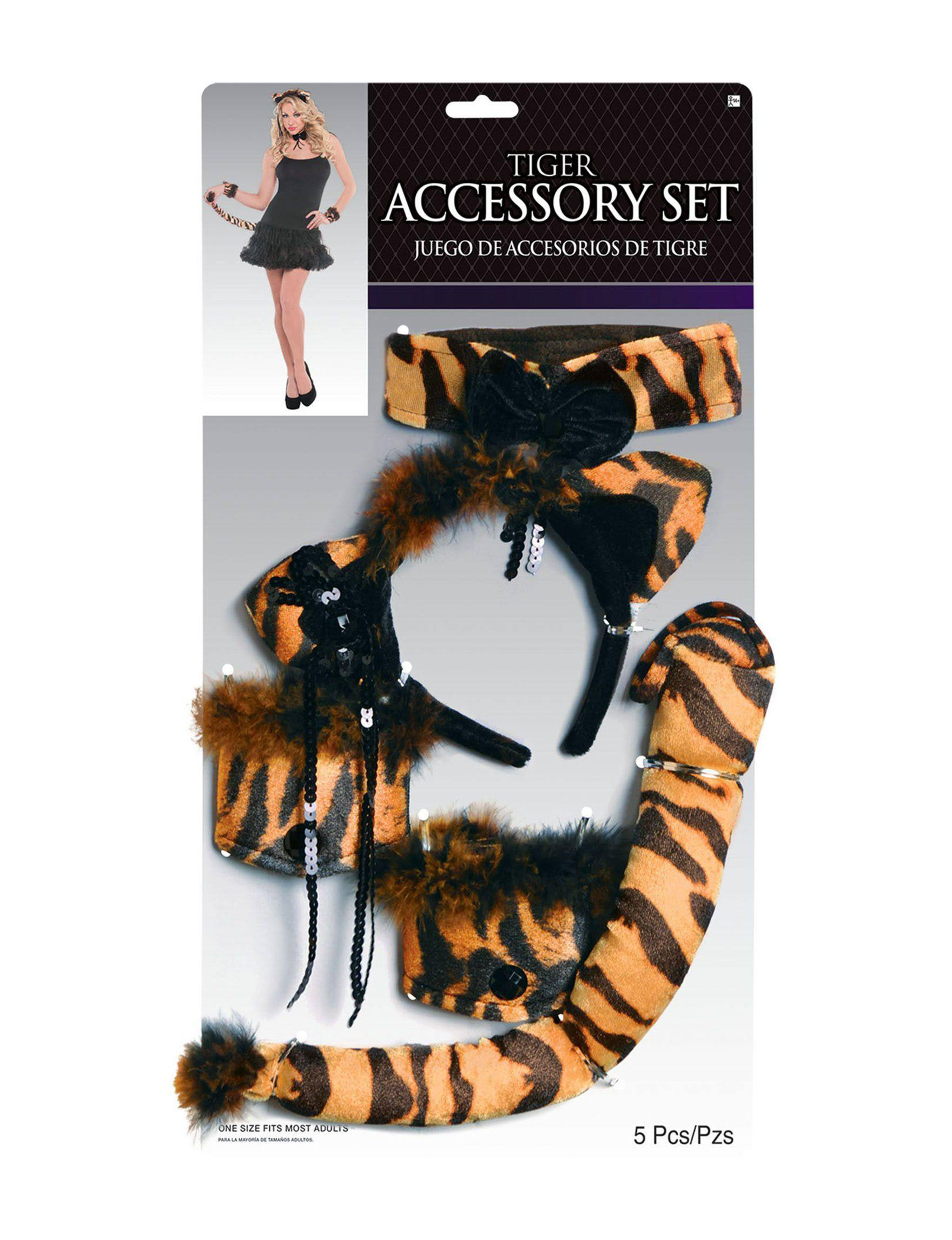 Adult Costume Accessory Kit - Tiger